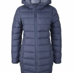 DENIM TOM TAILOR Steppjacke, Stehkragen, Kapuze, Für Damen 10786 INDIGO INK