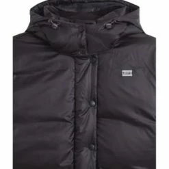 Levi's® Steppjacke, Kapuze, Verdeckter Reißverschluss, Stehkragen, Uni, Für Damen 00 BLACK -ONLY Geschäft unnamed file 1814