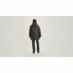 Levi's® Steppjacke, Kapuze, Verdeckter Reißverschluss, Stehkragen, Uni, Für Damen 00 BLACK -ONLY Geschäft unnamed file 1816