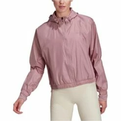 Adidas Windbreaker WINTER DESIGNED4TRAINING Kordelzug,Reißverschluss Damen Magic Mauve -ONLY Geschäft unnamed file 1822