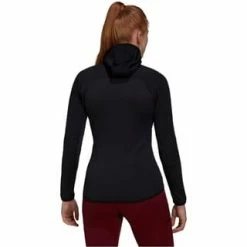 Adidas Fleecejacke TR Flooce Reißverschluss,Reißverschluss-Tasche Damen Black -ONLY Geschäft unnamed file 1838