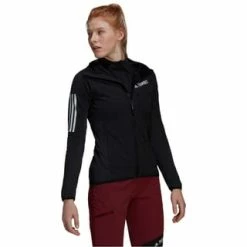 Adidas Fleecejacke TR Flooce Reißverschluss,Reißverschluss-Tasche Damen Black -ONLY Geschäft unnamed file 1840