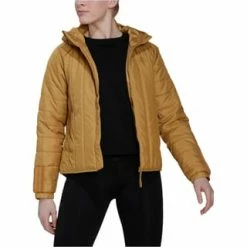 Adidas Steppjacke Itavic Reißverschluss,Reißverschluss-Tasche Damen Golden Beige -ONLY Geschäft unnamed file 1878