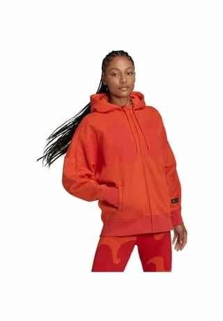 Adidas Sweatjacke Marimekko Kordelzug,Taschen Damen Collegiate Orange 4 Adidas Sweatjacke Marimekko Kordelzug,Taschen Damen Collegiate Orange – Bild 2