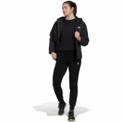 Adidas Daunenjacke Helionic Knopfleiste,Reißverschluss,Reißverschluss-Tasche Damen Black -ONLY Geschäft unnamed file 1906