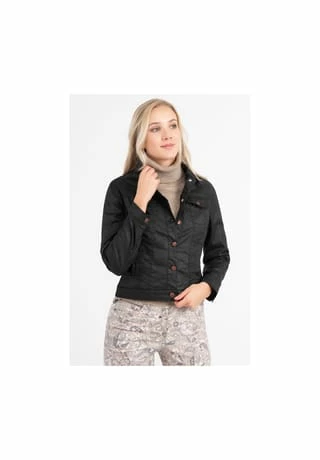 RECOVER Pants Lederimitatjacke Damen Jacke In Lederoptik SCHWARZ 3 RECOVER Pants Lederimitatjacke Damen Jacke In Lederoptik SCHWARZ