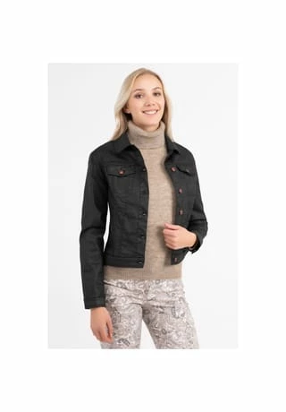 RECOVER Pants Lederimitatjacke Damen Jacke In Lederoptik SCHWARZ 4 RECOVER Pants Lederimitatjacke Damen Jacke In Lederoptik SCHWARZ – Bild 2