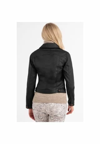 RECOVER Pants Lederimitatjacke Damen Jacke In Lederoptik SCHWARZ 6 RECOVER Pants Lederimitatjacke Damen Jacke In Lederoptik SCHWARZ – Bild 4