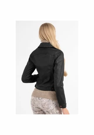 RECOVER Pants Lederimitatjacke Damen Jacke In Lederoptik SCHWARZ 7 RECOVER Pants Lederimitatjacke Damen Jacke In Lederoptik SCHWARZ – Bild 5