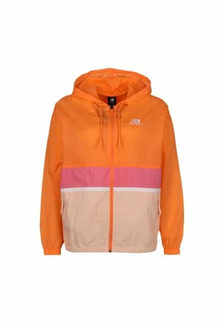 New Balance Athletics Amplified Woven Jacke Damen Orange/ Rosa 3 New Balance Athletics Amplified Woven Jacke Damen Orange/ Rosa