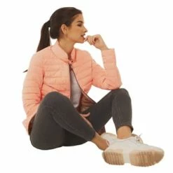 Killtec® Steppjacke, Stehkragen, Taillierte Passform, Für Damen 00654 NEON-ORANGE -ONLY Geschäft unnamed file 2008