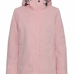 Killtec® Übergangsjacke, Kapuze, Kordelzug, Reißverschlusstaschen, Für Damen Rosé