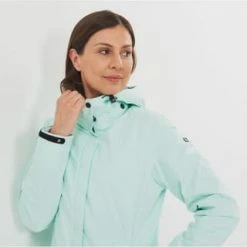 Killtec® Übergangsjacke, Kapuze, Kordelzug, Reißverschlusstaschen, Für Damen Mint -ONLY Geschäft unnamed file 2014