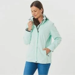 Killtec® Übergangsjacke, Kapuze, Kordelzug, Reißverschlusstaschen, Für Damen Mint -ONLY Geschäft unnamed file 2016