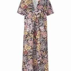 GREEN COTTON® Jerseykleid Cotton Multicolor/ Vanille