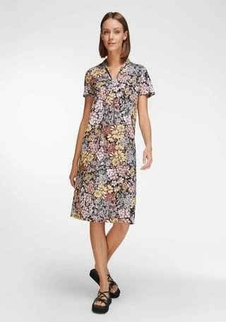 GREEN COTTON® Jerseykleid Cotton Multicolor/ Vanille 4 GREEN COTTON® Jerseykleid Cotton Multicolor/ Vanille – Bild 2