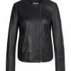 ST.EMILE Lederjacke Leather Schwarz
