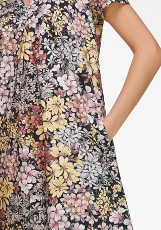 GREEN COTTON® Jerseykleid Cotton Multicolor/ Vanille 7 GREEN COTTON® Jerseykleid Cotton Multicolor/ Vanille – Bild 5