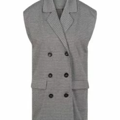 ONLY Geschäft 21 WALL LONDON Sweatblazer Mit überschnittener Schulter GRAU/ SCHWARZ