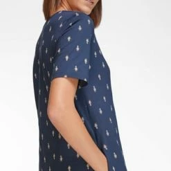 GREEN COTTON® Jerseykleid Cotton Marine/ Beige -ONLY Geschäft unnamed file 228