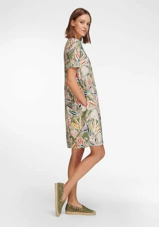 GREEN COTTON® Jerseykleid Cotton Grün/ Multicolor 6 GREEN COTTON® Jerseykleid Cotton Grün/ Multicolor – Bild 4