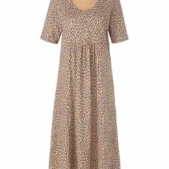 GREEN COTTON® Jerseykleid Cotton Sand/ Marine