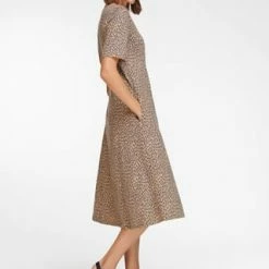 GREEN COTTON® Jerseykleid Cotton Sand/ Marine -ONLY Geschäft unnamed file 243