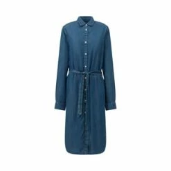 LEXINGTON® Hemdblusenkleid Isa Lyocell Medium Blue