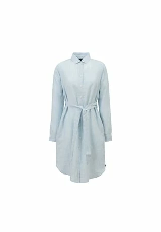 LEXINGTON® Hemdblusenkleid Isa Linen Lt Blue/ White Stripe 3 LEXINGTON® Hemdblusenkleid Isa Linen Lt Blue/ White Stripe