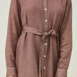 LEXINGTON® Hemdblusenkleid Isa Linen Light Brown -ONLY Geschäft unnamed file 280