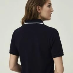LEXINGTON® Hemdblusenkleid Laura Pique Polo Dark Blue -ONLY Geschäft unnamed file 313
