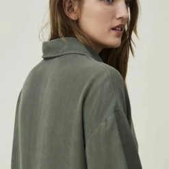 LEXINGTON® Hemdblusenkleid Arabella Lyocell Dark Green -ONLY Geschäft unnamed file 321