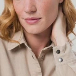 Zero Blusenkleid, Druckknopfleiste, Hemdkragen, Für Damen 7400 LIGHT SAND -ONLY Geschäft unnamed file 352