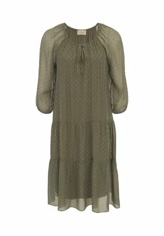 Cartoon 15907111_Kleid La, 5813 KHAKI/CREAM, 36 5813 KHAKI/ CREAM 3 Cartoon 15907111_Kleid La, 5813 KHAKI/CREAM, 36 5813 KHAKI/ CREAM