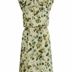 Cartoon Tunikakleid Mit Muster Green/ Khaki