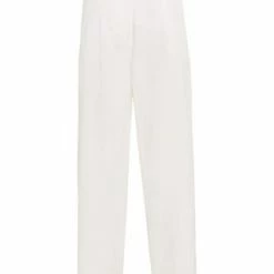 MANGUUN Collection Culotte, Gürtel, Leinen-Mix, Für Damen WEIß