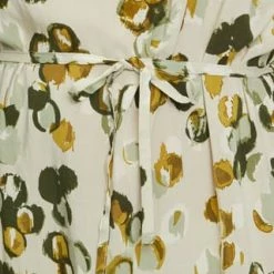 Cartoon Tunikakleid Mit Muster Green/ Khaki -ONLY Geschäft unnamed file 474