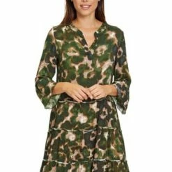 Cartoon 15967242_Kleid Ku, 7854 TAUPE/GREEN, 34 7854 TAUPE/ GREEN -ONLY Geschäft unnamed file 477