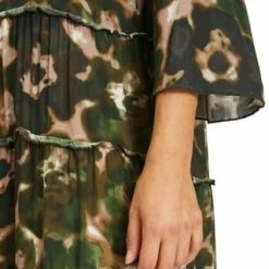 Cartoon 15967242_Kleid Ku, 7854 TAUPE/GREEN, 34 7854 TAUPE/ GREEN -ONLY Geschäft unnamed file 481