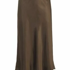 MANGUUN Collection Rock, Falten-Optik,, 7/8-lang, Für Damen MAJOR BROWN 19-081