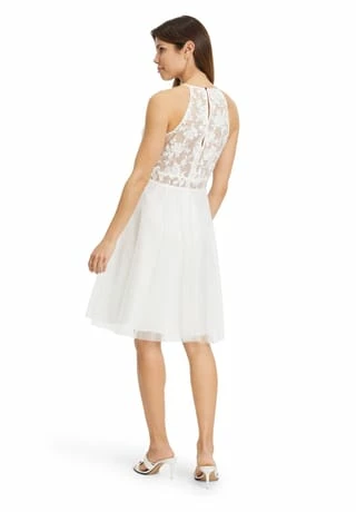 Vera Mont Abendkleid Mit Stickerei Weiß 6 Vera Mont Abendkleid Mit Stickerei Weiß – Bild 4