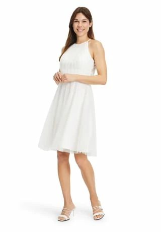 Vera Mont Abendkleid Mit Stickerei Weiß 7 Vera Mont Abendkleid Mit Stickerei Weiß – Bild 5