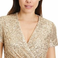 Vera Mont Cocktailkleid Mit Pailletten Gold/ Silver -ONLY Geschäft unnamed file 517