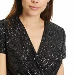 Vera Mont Cocktailkleid Mit Pailletten Schwarz/ Schwarz -ONLY Geschäft unnamed file 524