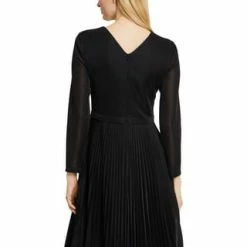 Vera Mont Cocktailkleid Mit Plissee Schwarz/ Schwarz -ONLY Geschäft unnamed file 529