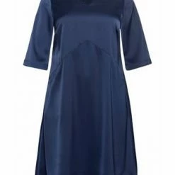 Sheego Cocktailkleid Dunkelblau