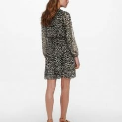 ONLY® Kleid, Allover-Print, Bindegürtel, Für Damen PUMICE -ONLY Geschäft unnamed file 560