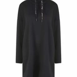 ONLY® Sweatkleid "Lucia", Stehkragen, Knielang, Für Damen 177911001 BLACK/ S