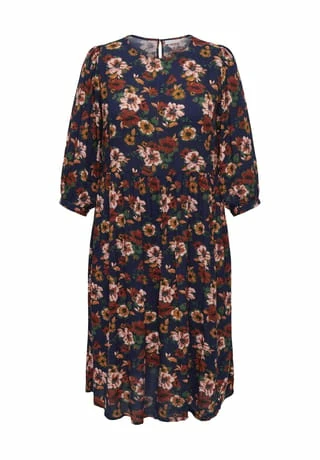 ONLY CARMAKOMA Blusenkleid, 3/4-Ärmel, Für Damen 194962001 NIGHT S 3 ONLY CARMAKOMA Blusenkleid, 3/4-Ärmel, Für Damen 194962001 NIGHT S