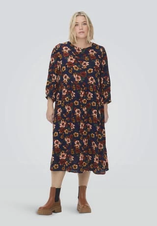 ONLY CARMAKOMA Blusenkleid, 3/4-Ärmel, Für Damen 194962001 NIGHT S 4 ONLY CARMAKOMA Blusenkleid, 3/4-Ärmel, Für Damen 194962001 NIGHT S – Bild 2